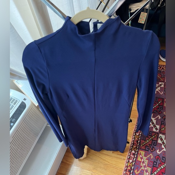 EUC Babaton (Aritzia) Zachary Dress in Blue Depths - Picture 4 of 5